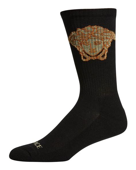 versace medusa socks|versace men's socks.